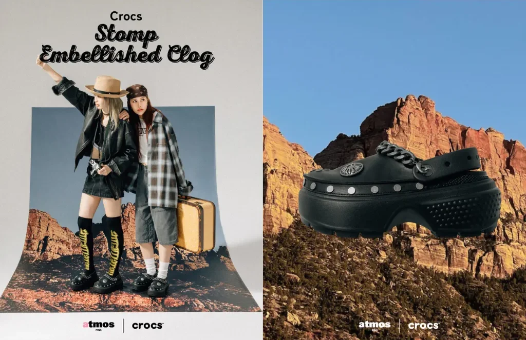 atmos pink × crocs 「Stomp Embellished Clog」プロモーション クリエイティブ制作トータルサポート